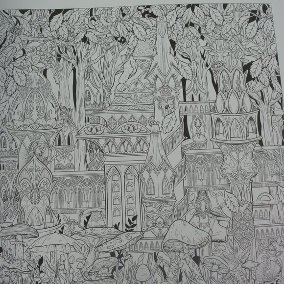 Mythographic Enchanted Castles Coloring Book by Fabiana Attanasio - Picture 9 of 12